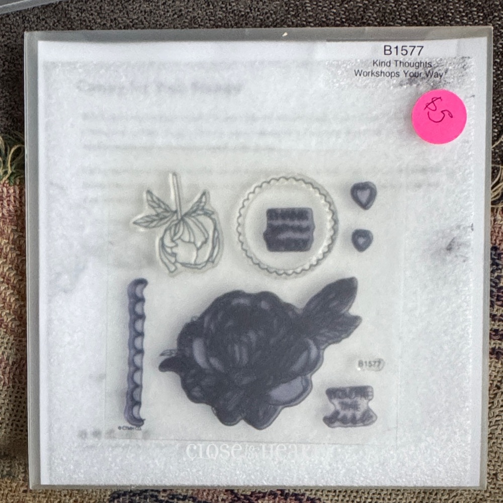 Close to My Heart Black Home Design Stamps